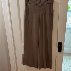 Max Studio Wide-Leg Tan Pants
